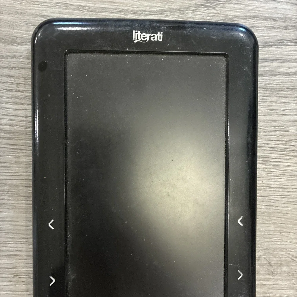 Sharper Image LITERATI Black Color Wireless E-book e reader Untested